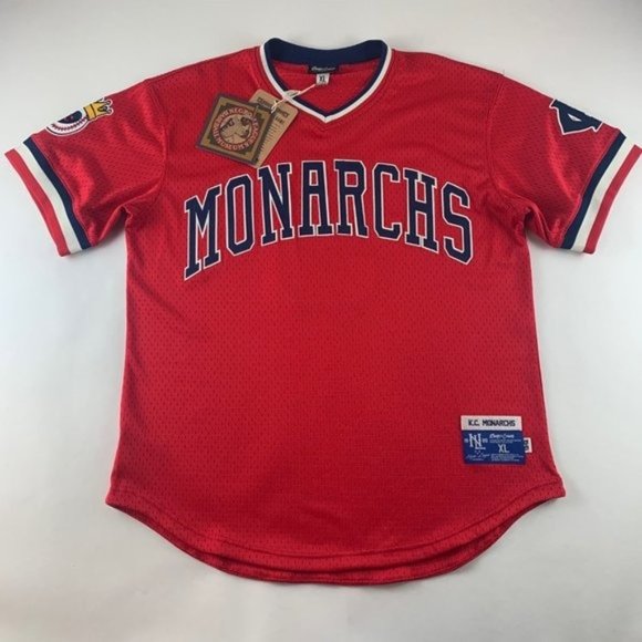 MLB Shirts Jackie Robinson Kansas City Monarchs Rings Crwns Negro
